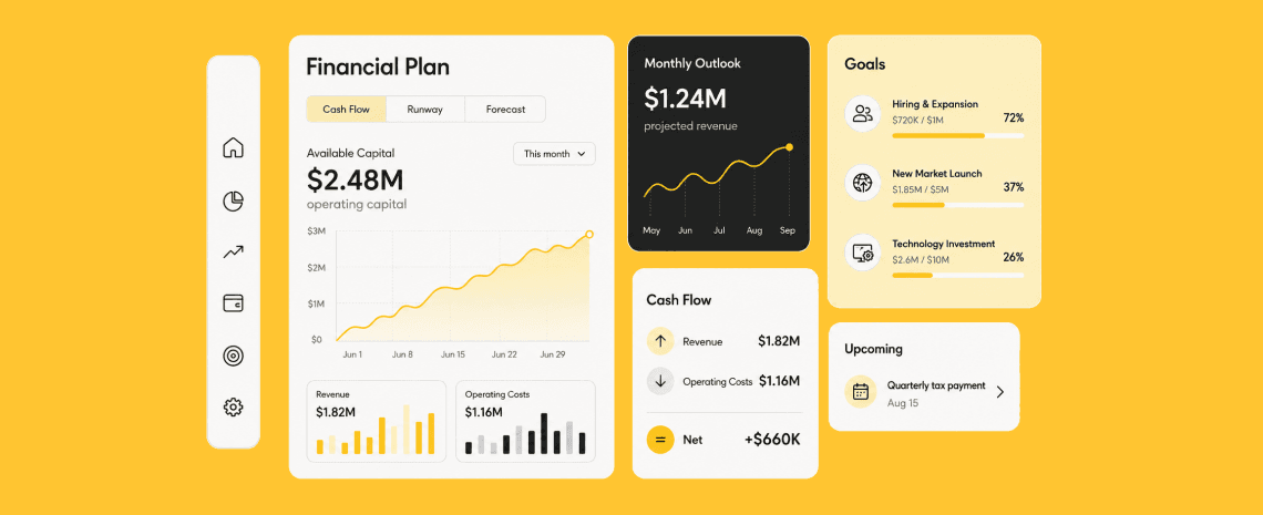 Screenshot or small video of Finance.